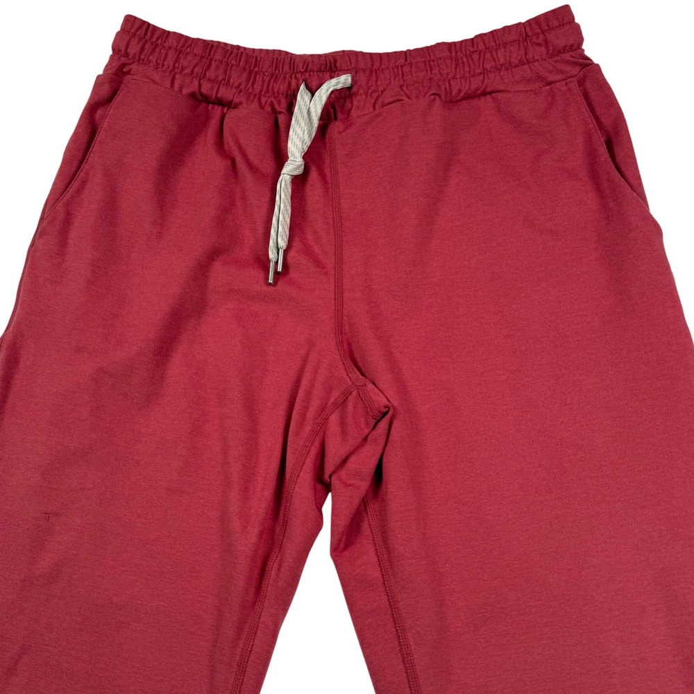 Vuori Performance Jogger Womens Small Red VW303 Drawstring Pockets Pants